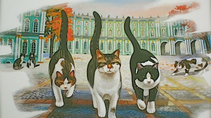 Коты охраняли от грызунов дворцы и музеи. /Фото: pics2.pokazuha.ru