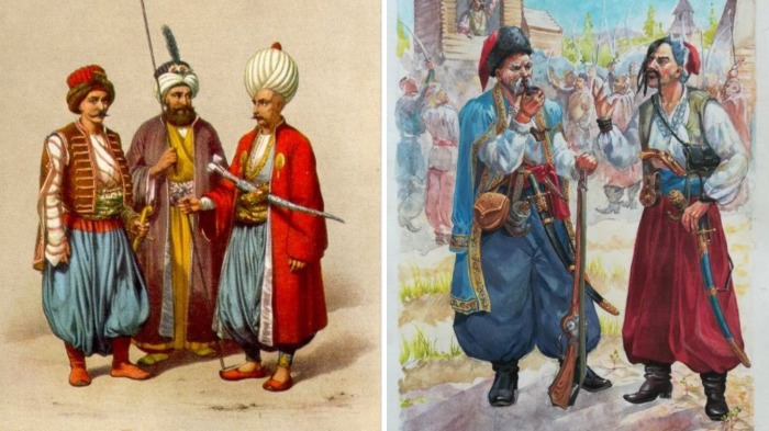Часть историков не видят разницы между украинскими казаками и турками.