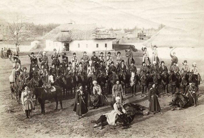 Казаки Кубани, 19 век.