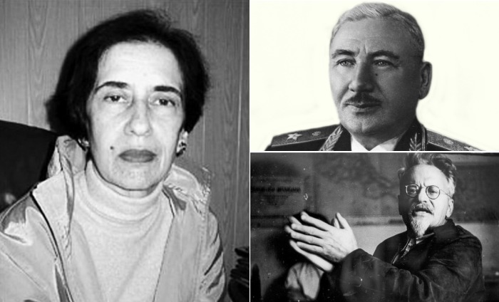 Внучка Сталина Галина, генерал Плиев и Троцкий, свидетельствовавшие об осетинских корнях вождя. 