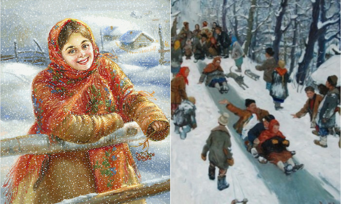 Снег приносил много радости как детям, так и взрослым.