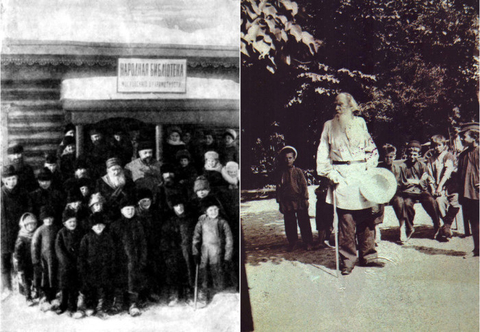 В Ясной Поляне была создана школа для детей крестьян.