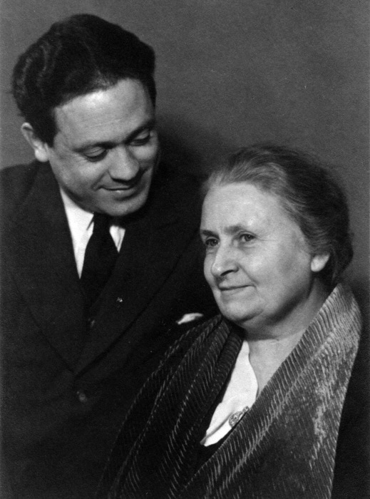 Мария Монтессори с сыном