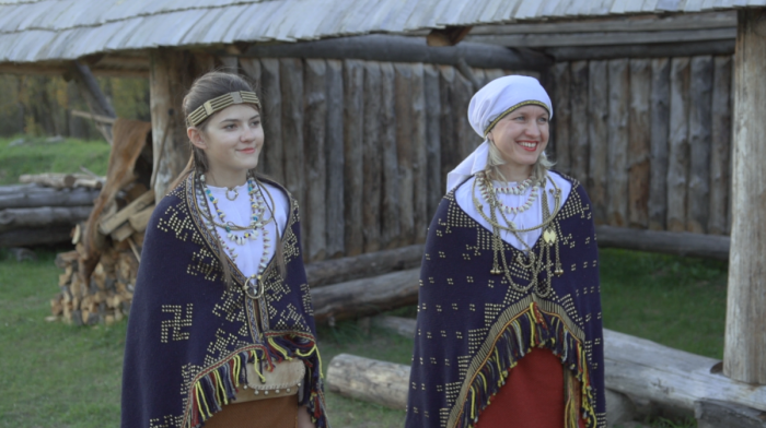 Традиционный внешний вид представителей балтских племен./Фото: i.pinimg.com