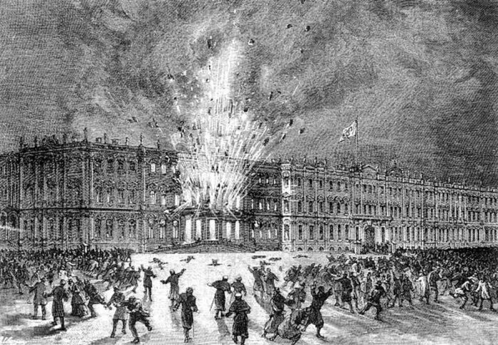 Покушение на императора и его семью в Зимнем дворце в Санкт-Петербурге в 1880 году./Фото: img.rg.ru