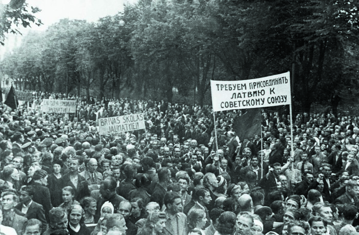 Прибалтийские митинги. /Фото: propagandahistory.ru