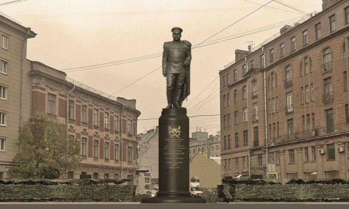 Памятник генералу в Санкт-Петербурге. /Фото: i0.wp.com
