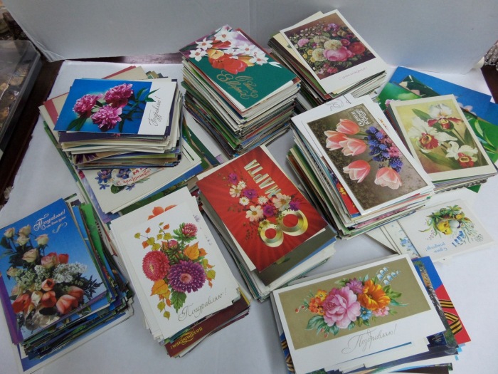 Советские открытки были красивыми и яркими. /Фото: b.radikal.ru