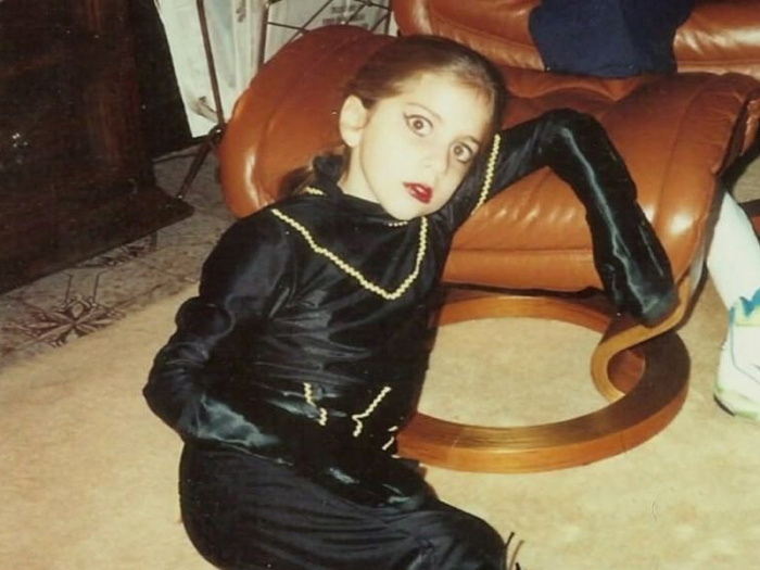 Леди Гага в детстве./Фото: funny24.ru