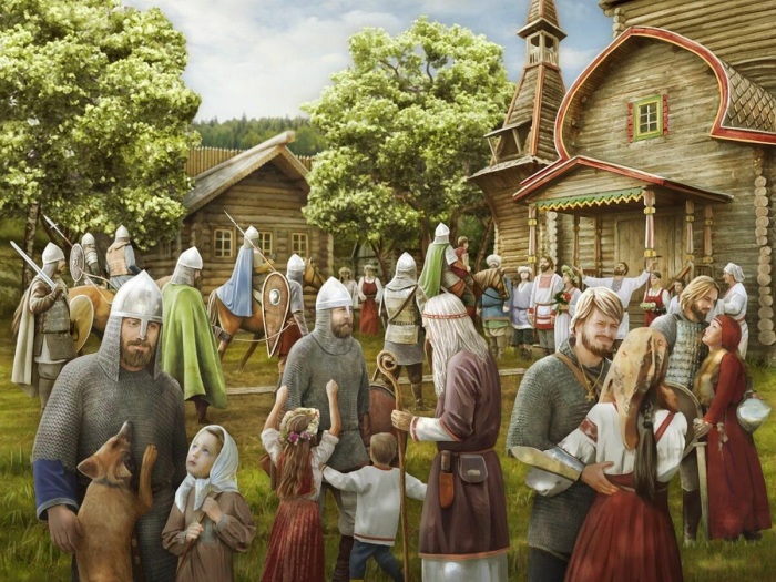 Изображение средневековых славян. /Фото: culture.ru