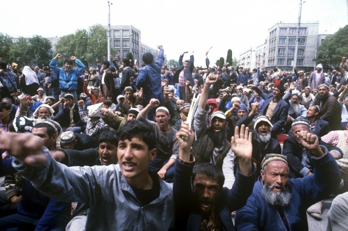Беспорядки в Душанбе. /Фото: sputnik.tj