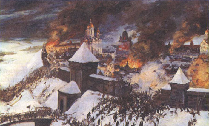 Татары штурмуют город