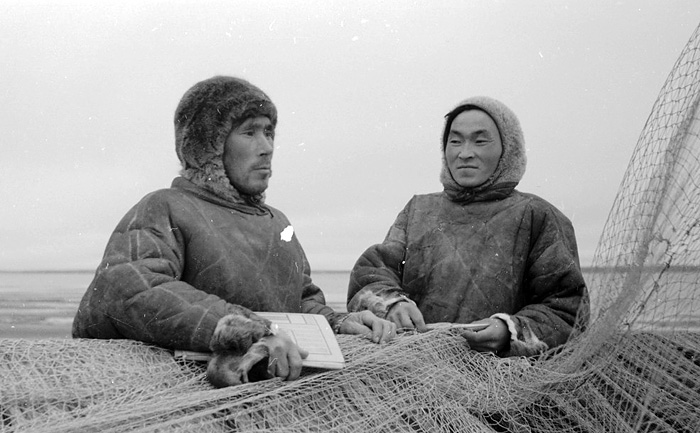 Эвенки-рыбаки, 1953 год./Фото: my.krskstate.ru