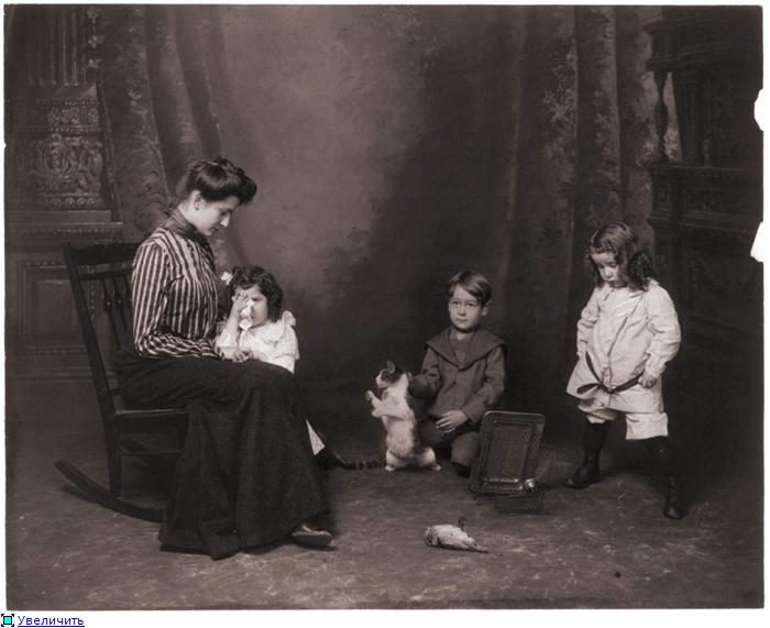 Дети часто привязывались к гувернантке и воспринимали ее как вторую мать./Фото: img1.liveinternet.ru