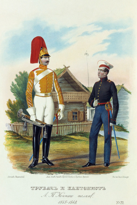 Трубач и кантонист лейб-гвардии Конного полка