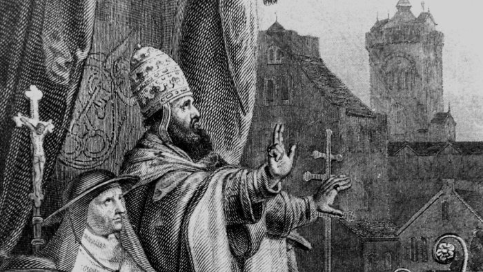 27 ноября 1095 года Папа римский Урбан II на Клермонском соборе./Фото: bilder2.n-tv.de
