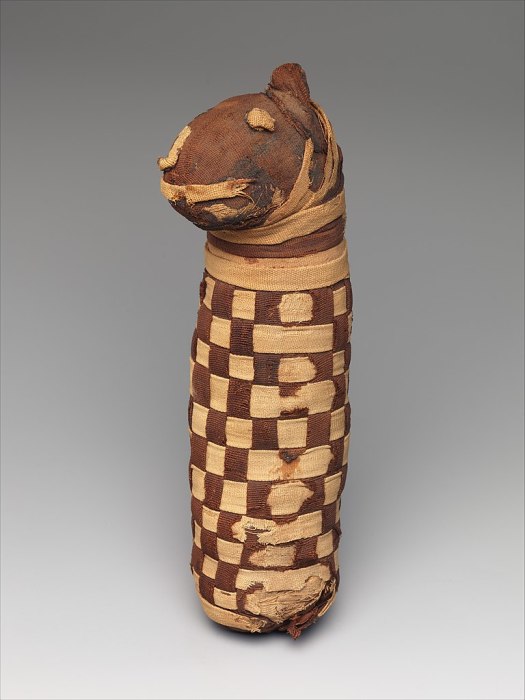 Мумия собаки, музей Метрополитен./Фото: upload.wikimedia.org