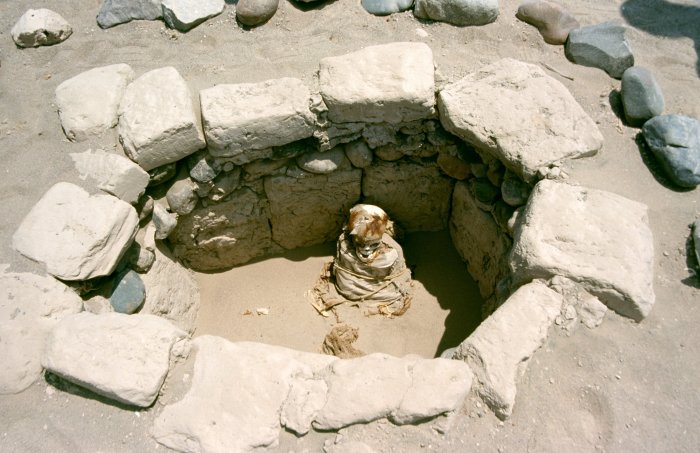 Погребальные ямы и тела обрабатывались специальным образом, чтобы предотвратить разложение./Фото: upload.wikimedia.org 