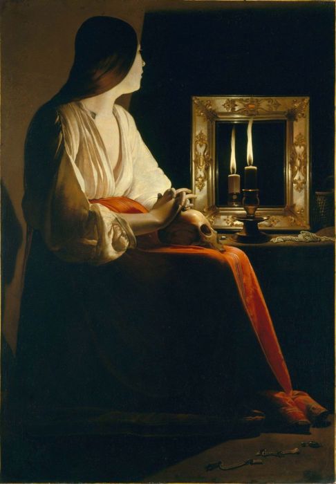 Картина Жоржа де Латура, Кающаяся Мария Магдалина.
