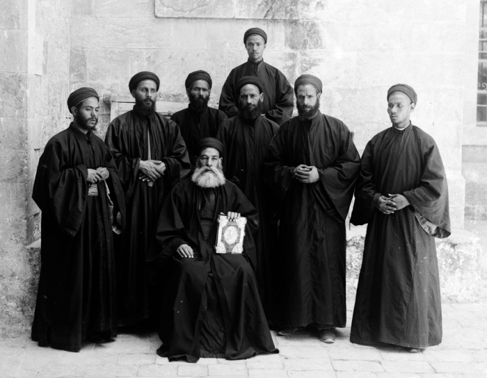 Коптские монахи, фото рубежа 19–20 веков