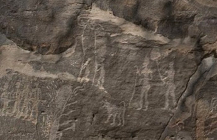 Граффити Долины царей в Египте.