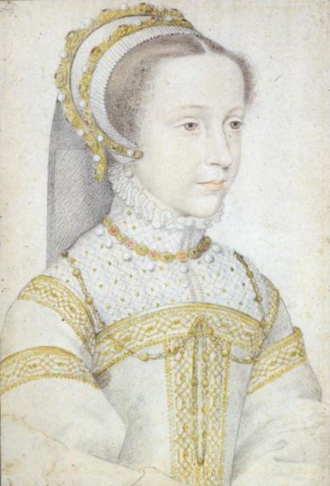 Мария Стюарт в юности. Портрет Франсуа Клуэ.