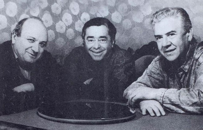 Жванецкий, Карцев и Ильченко.
