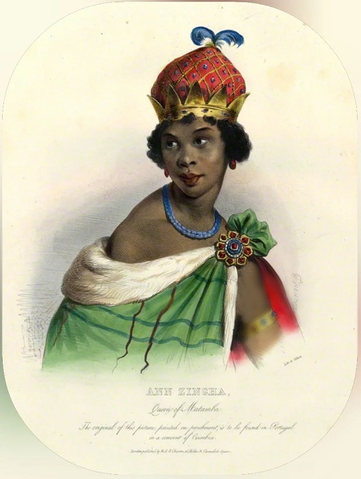 Портрет королевы Анны, нарисованный в XIX веке.