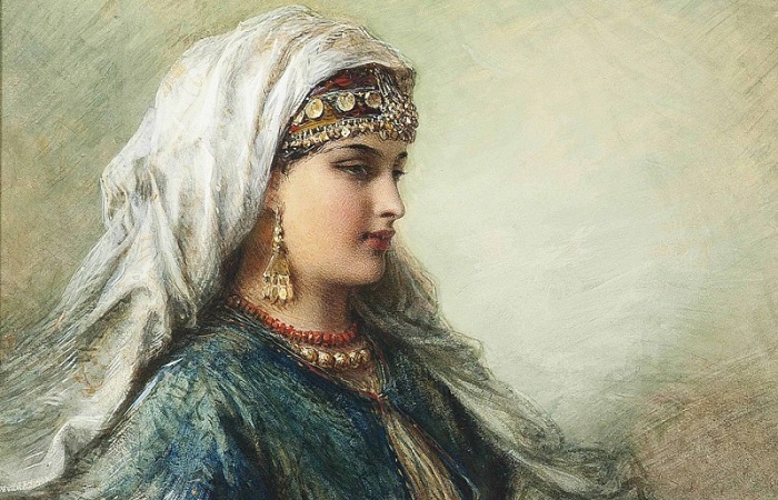 5 неарабских женщин арабской Испании, навсегда оставшихся в истории. Картина Эгрона Лундгрена.