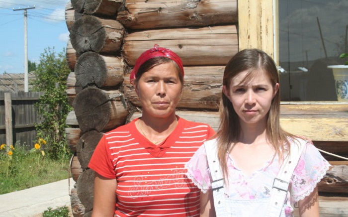 Жительницы русской деревни в Китае.