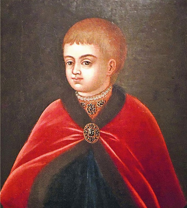 Портрет маленького царевича Петра.