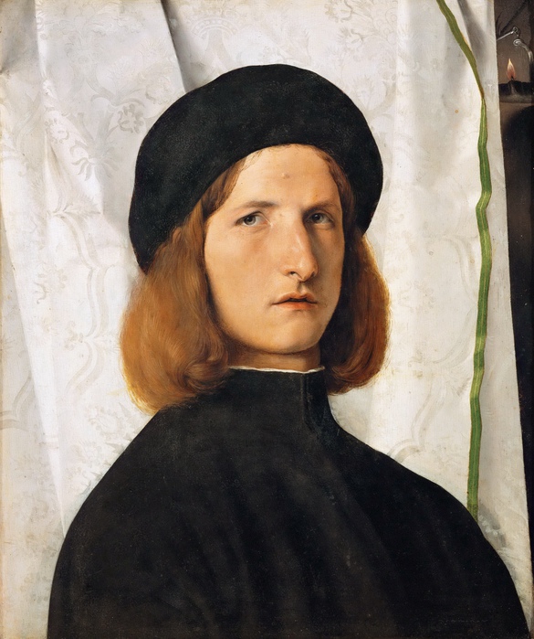 Портрет юноши, художник Лоренцо Лотто.
