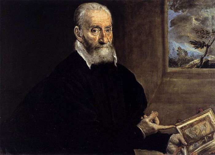 Портрет Джулио Кловио работы Эль Греко, сделанный в Италии.