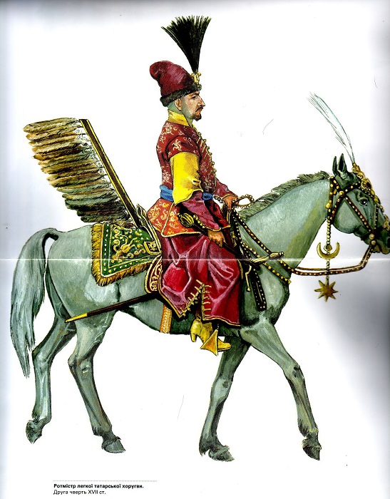 Так выглядели татарские кавалеристы Польши в конце семнадцатого века.