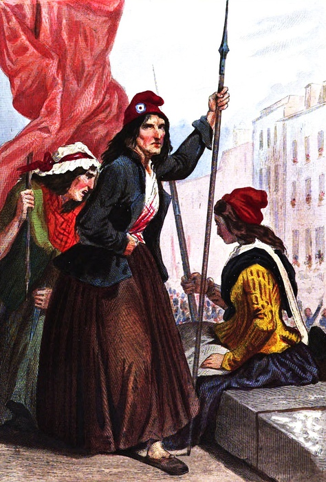 Французская революция ненадолго раскрепостила женщин, например, дала право на развод.