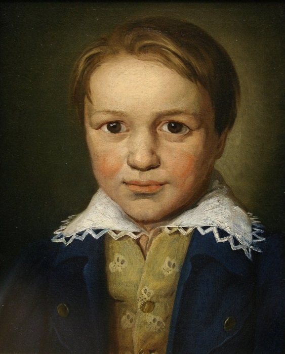 Портрет тринадцатилетнего Людвига ван Бетховена.