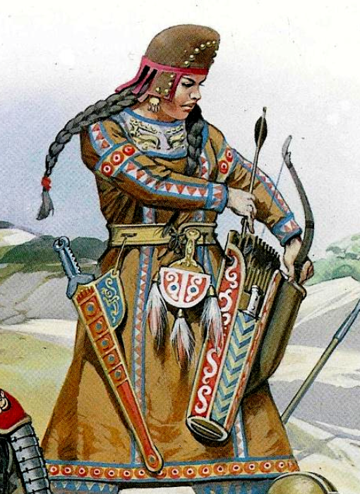 В старые времена женщины Кавказа и прикавказских степей умели сражаться.
