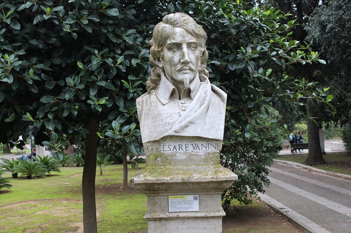 Памятник Джулио Чезаре Ванини.