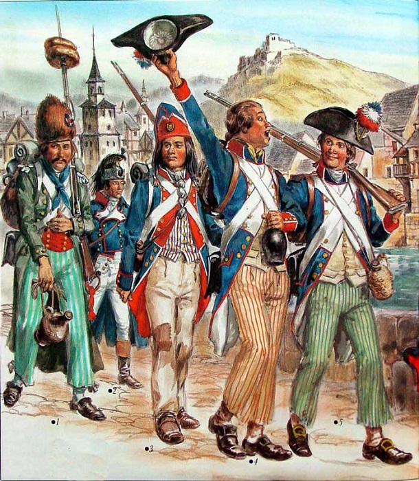 Революционная Франция вела сразу несколько войн.
