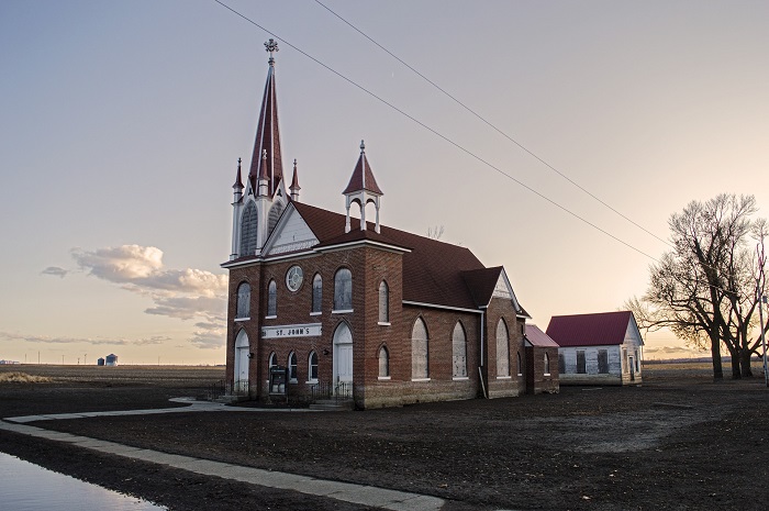 Во многих городах США можно увидеть лютеранскую церковь.