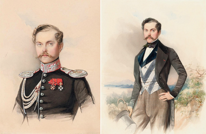 Николай Владимирович Адлерберг был чрезвычайно похож на Александра II.