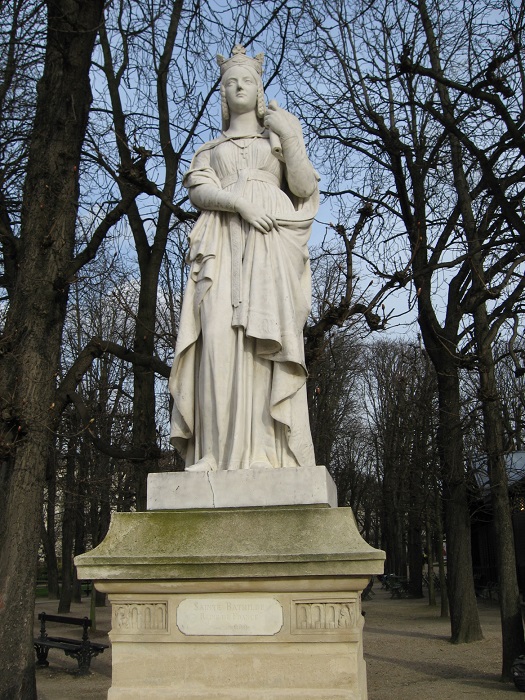 Памятник святой Батильде.