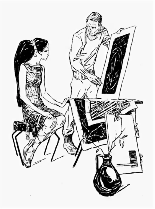 Иллюстрация Льва Рубинштейна.