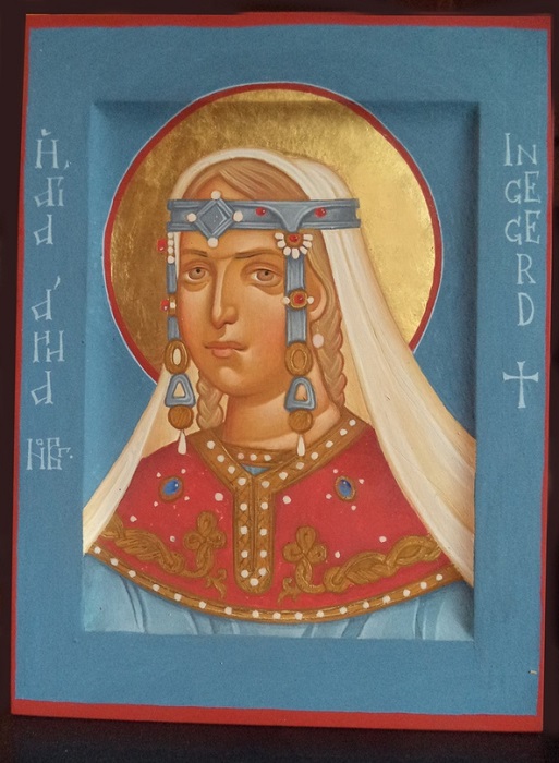 Считается, что Святая Анна Новгородская и принцесса Ингигерда - одно лицо. После смерти мужа Ингигерда ушла в монастырь и взяла новое имя.