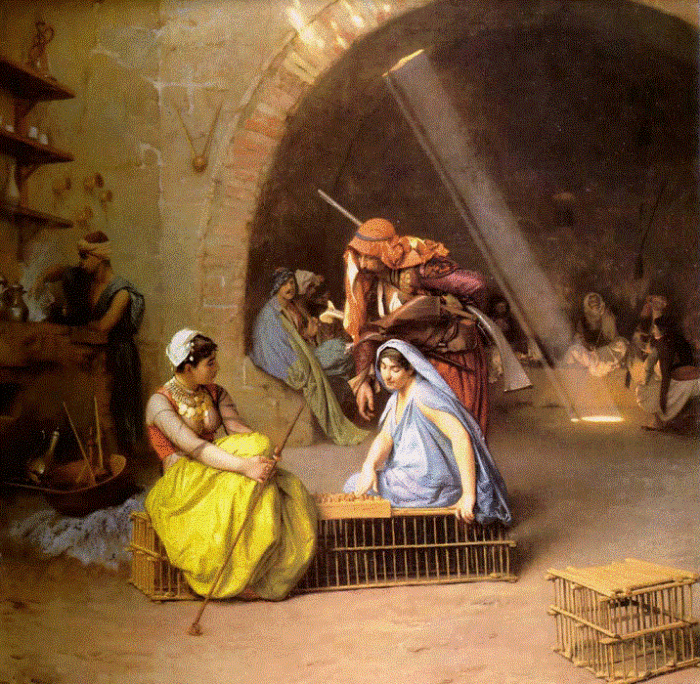 Жан Леон Жером, «Альмеи, играющие в шахматы», 1870.