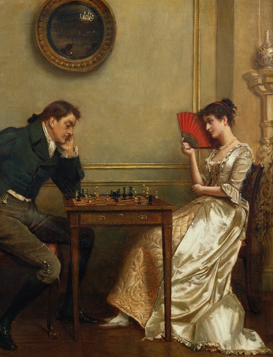 Джордж Гудвин Килберн, «Шахматная партия», конец XIX – начало XX века.