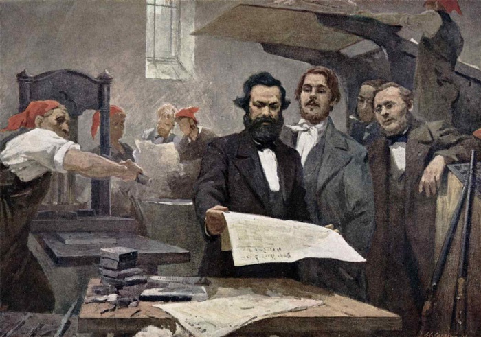 Энгельс писал статьи и до знакомства с Марксом, но качество его статей на порядок улучшилось, когда они стали тесно общаться.