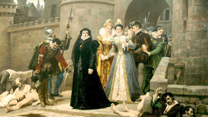 Идея устроить резню гугенотов принадлежала Чёрной Королеве.