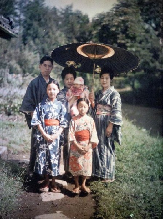 Японская семья, 1926 года.