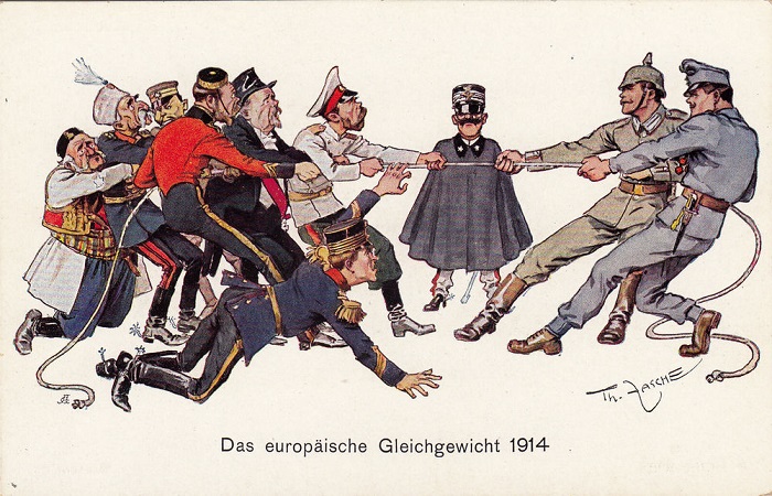 В плане пропаганды в Первую мировую, конечно, старались все страны. Вот, например, немецкая.